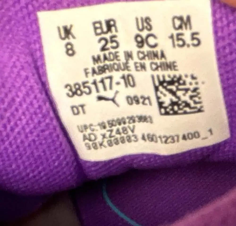 Puma MB.01 Queen City Toddler Shoes Purple Blue